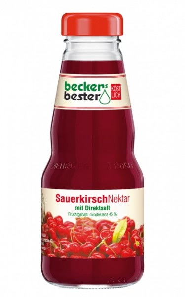 Beckers Bester Sauerkirsch-Nektar (12 x 0.2 Liter)
